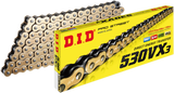 DID 530 VX3 - Chain - Gold - 130 Links 530VX3GBX130ZB