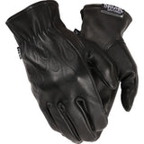THRASHIN SUPPLY CO. Roper Leather Gloves - Black - Small TRG-01-08