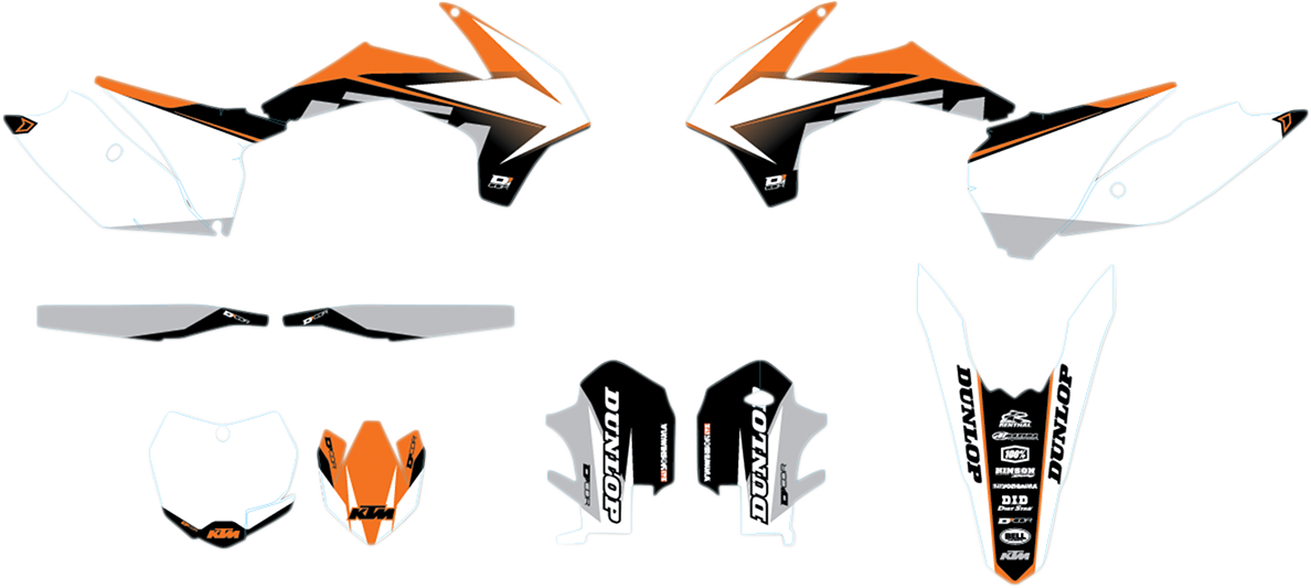 D'COR VISUALS Graphic Kit - KTM 20-30-205