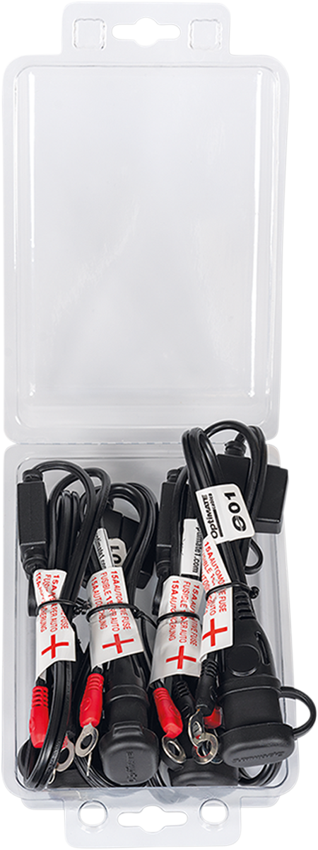 TECMATE Optimate Permanent Battery Lead - 4 Pack O-01X4