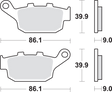 SBS LS Brake Pads - 881LS 881LS