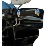 KLOCK WERKS Flare® Handguards - Harley-Davidson Cable Clutch - Black KWS-01-0120-CC