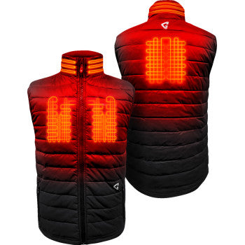 GERBING HEATED CLOTHING 7V Khione Puffer Heated Vest 2.0 - Black - Medium GERKPVST7VMBM