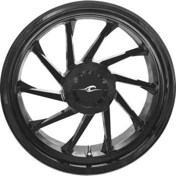 COASTAL MOTO Wheel - Hurricane 3D - Rear Left - Black - 18" - Trike 3D-HURL-187T-SB