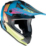 Z1R Youth F.I. Helmet - Fractal - MIPS - Matte Blue/Hi-Viz - Small 0111-1514