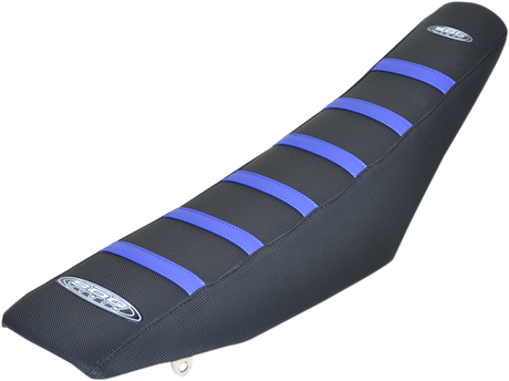 SDG 6-Ribbed Seat Cover - Blue Ribs/Black Top/Black Sides 95956BK