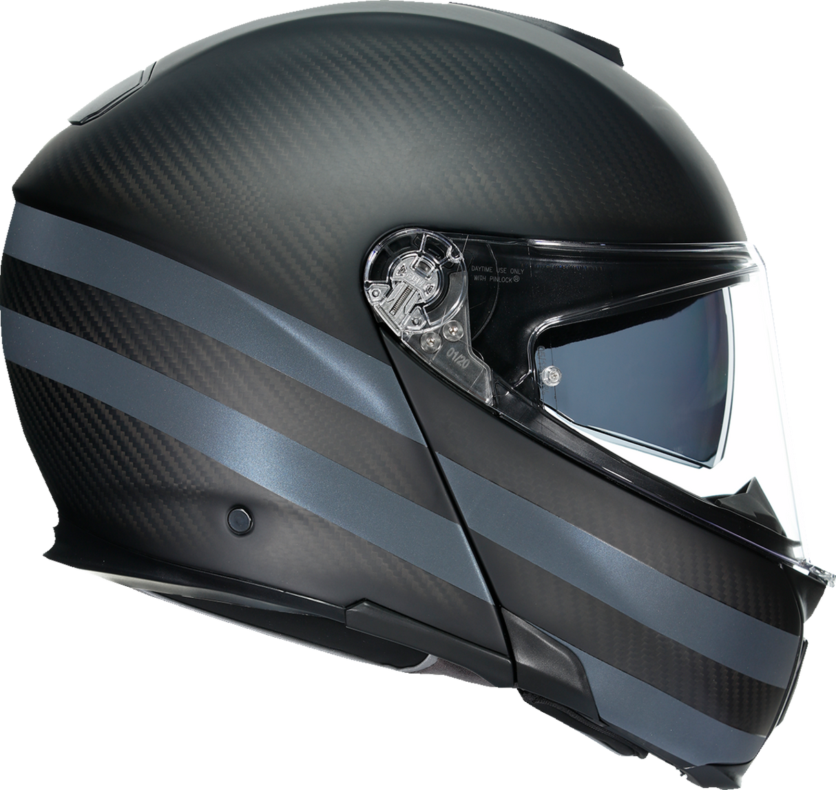 AGV SportModular Helmet - Dark Refractive - Carbon/Black - Large 211201O2IY01414