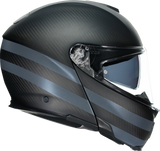 AGV SportModular Helmet - Dark Refractive - Carbon/Black - Large 211201O2IY01414