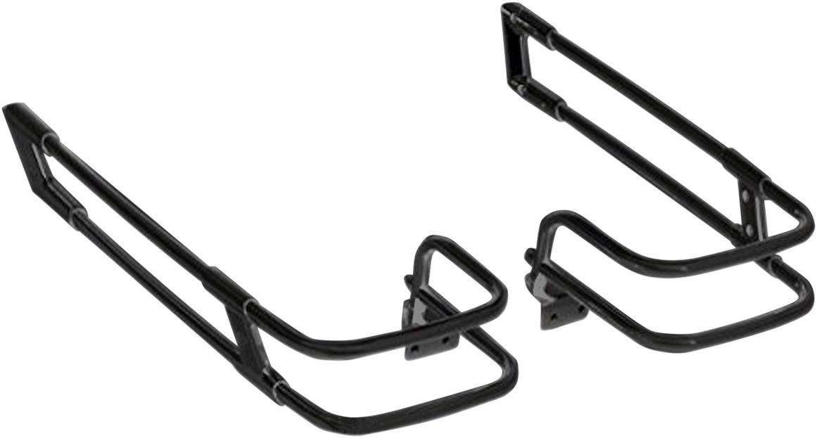 DRAG SPECIALTIES Saddlebag Guard Rails - Black - '14-'20 21037B