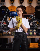 IN STOCK IMPERIAL MOTO  Scrambler Gloves - YELLOW - MEDIUM