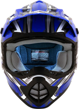 AFX FX-17Y Helmet - Butterfly - Matte Blue - Large 0111-1389