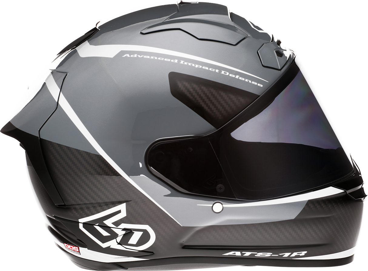 6D ATS-1R Helmet - Alpha - Silver - 2XL 30-0589