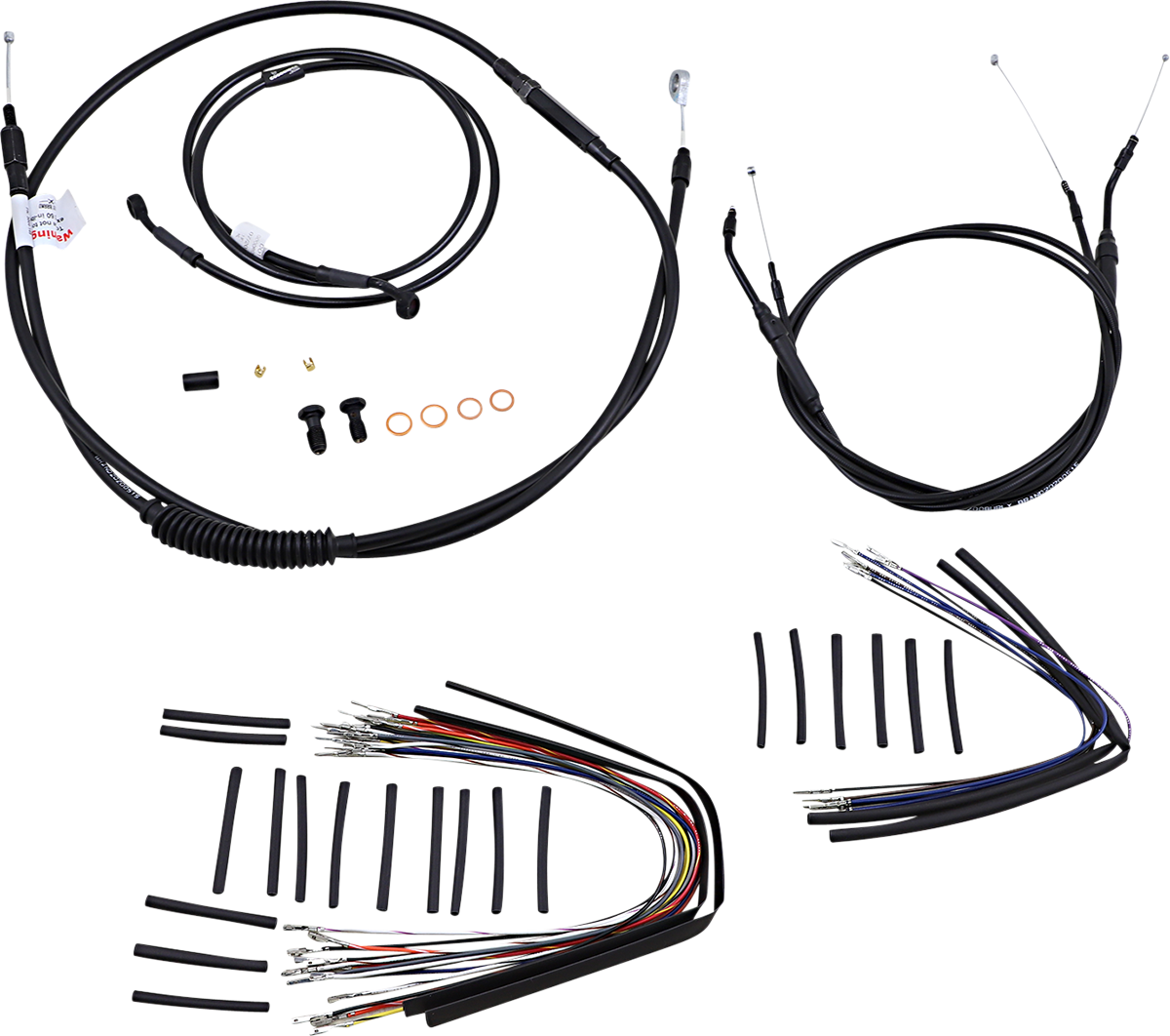 BURLY BRAND Control Kit - 14" Ape Hanger Handlebars B30-1040