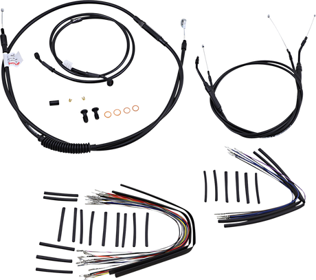 BURLY BRAND Control Kit - 14" Ape Hanger Handlebars B30-1040