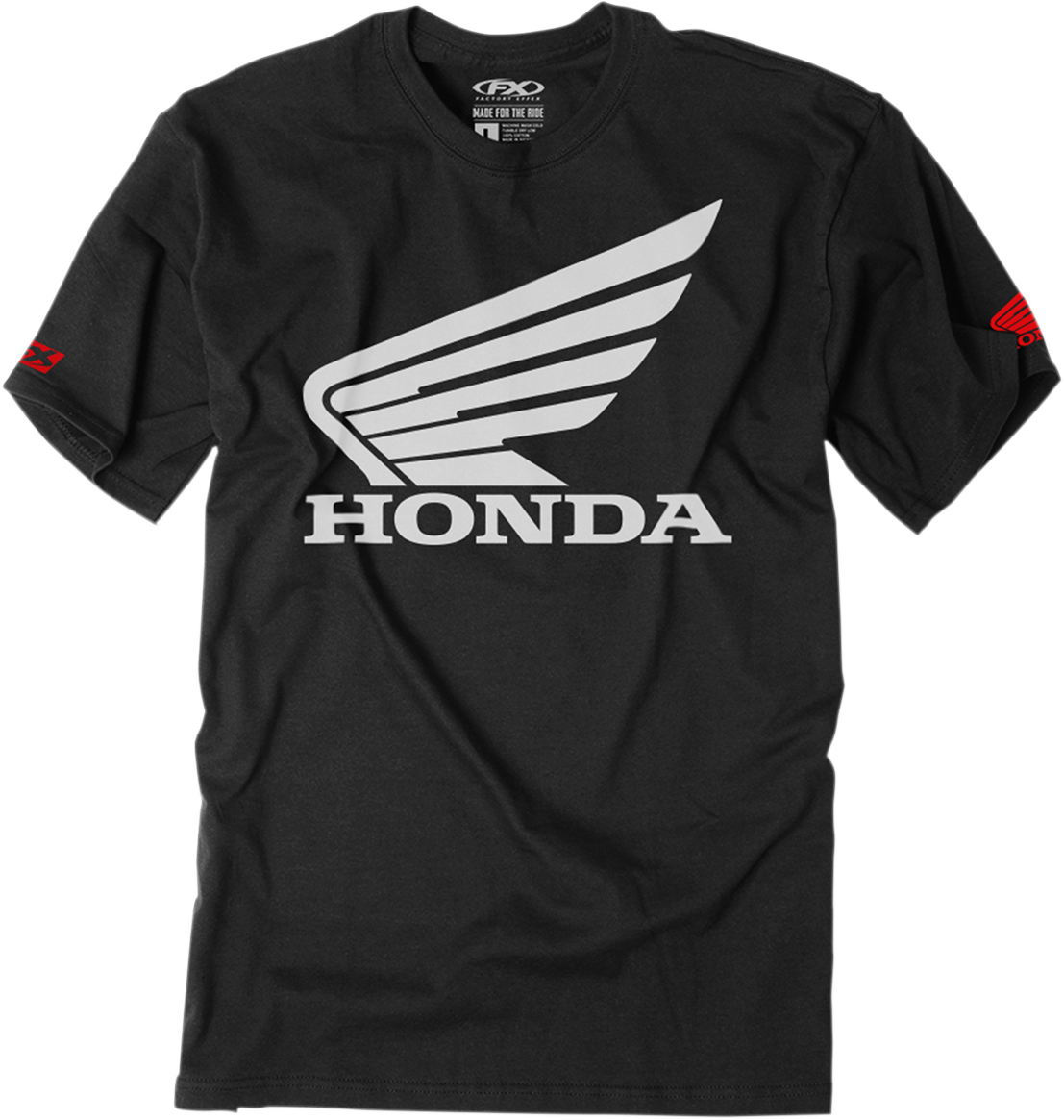 FACTORY EFFEX Youth Honda Big Wing T-Shirt - Black - Large 21-83324