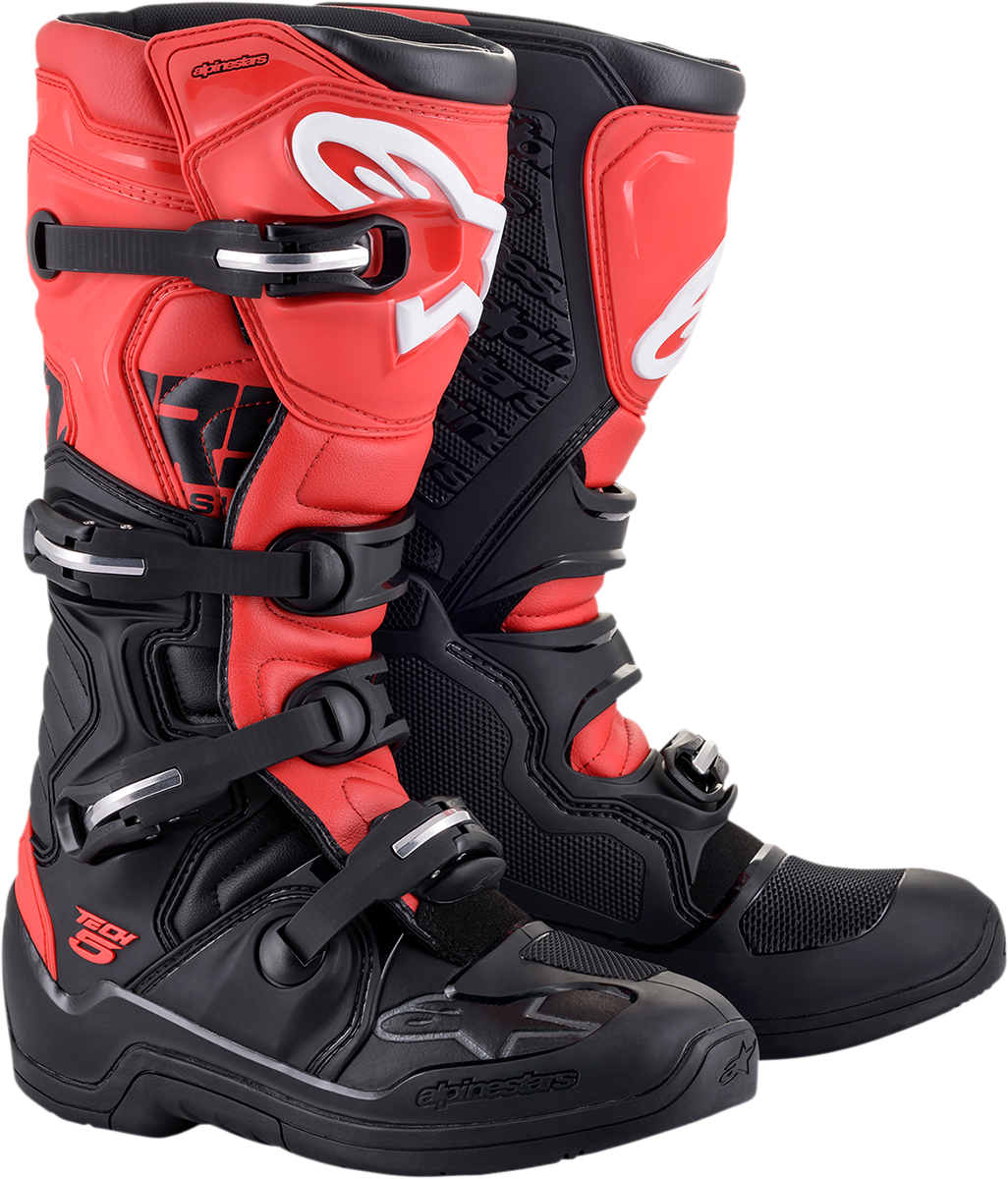 ALPINESTARS Tech 5 Boots - Black/Red- US 11 2015015-13-11