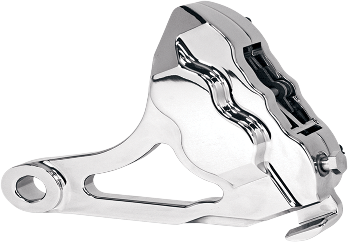 HAWG HALTERS 4-Piston Caliper - Rear - Chrome RKSTCC506