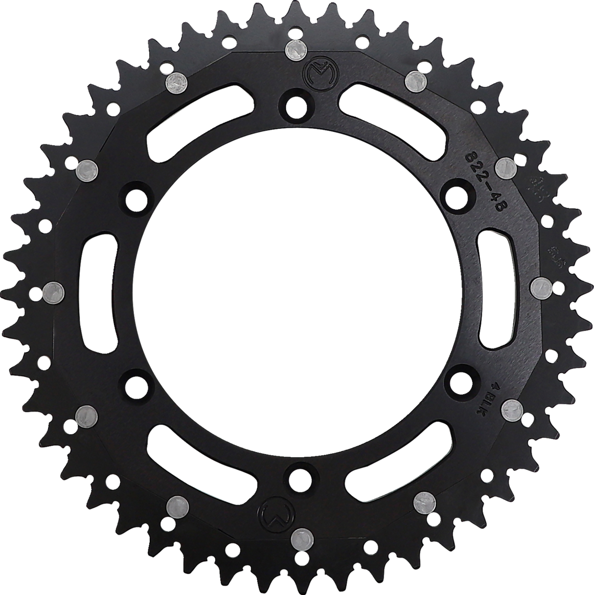 MOOSE RACING Dual Sprocket - Black - 48 Tooth 1210-822-48-10X