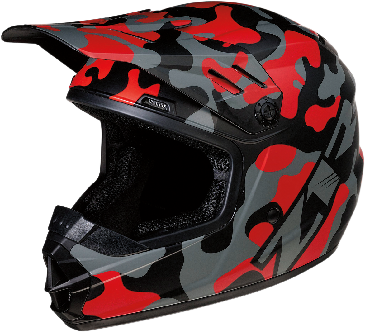 Z1R Youth Rise Helmet - Camo - Red - Small 0111-1264