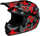 Z1R Youth Rise Helmet - Camo - Red - Small 0111-1264