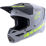 ALPINESTARS SM3 Helmet - Radium - Matte Gray/Black/Yellow Fluo - Small 8300826-9510-S