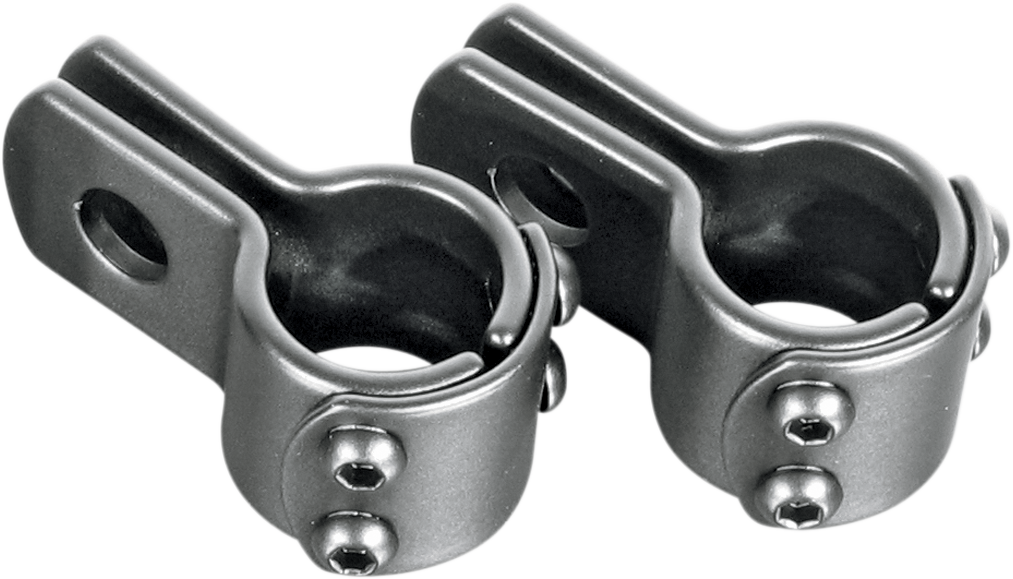 RIVCO PRODUCTS Peg Mounting Clamp - Black - 1.25" CLMP125BK