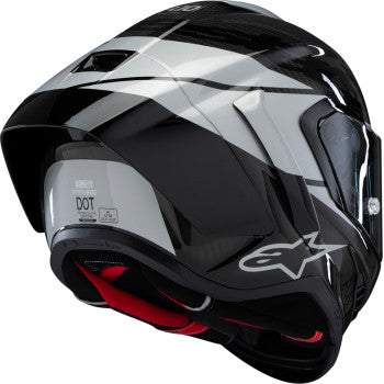 ALPINESTARS Supertech R10 Helmet - Element - Carbon/Silver/Black - Large 8200324-1368-L