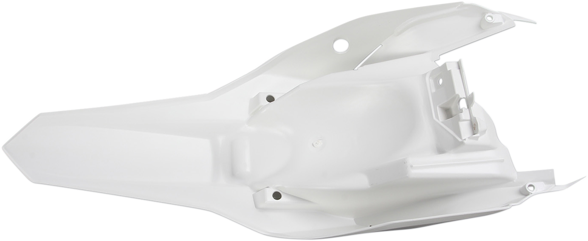 UFO MX Rear Fender - KTM White KT04072-047