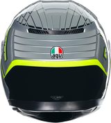 AGV K3 Helmet - Fortify - Gray/Black/Yellow Fluo - 2XL 21183810040112X