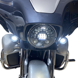 CUSTOM DYNAMICS 7" Adaptive Headlamp - Chrome Indian Chief/Chieftain/Roadmaster/Pursuit   PB-7A-IND-C