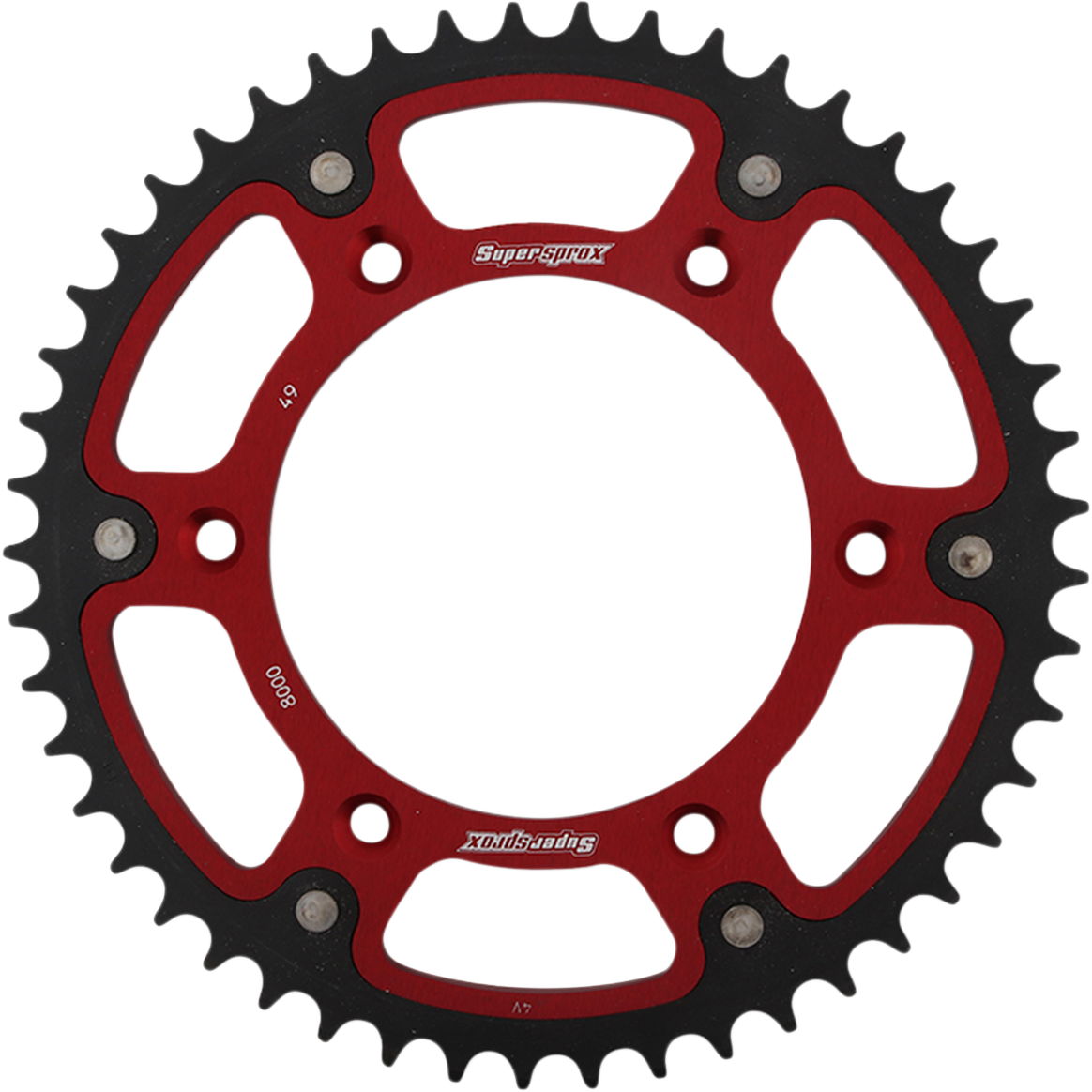 SUPERSPROX Stealth Rear Sprocket - 49 Tooth - Red - Beta RST-8000-49-RED