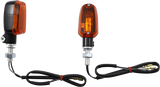 K&S TECHNOLOGIES Marker Light - Single Filament - Black/Amber 25-8300BK