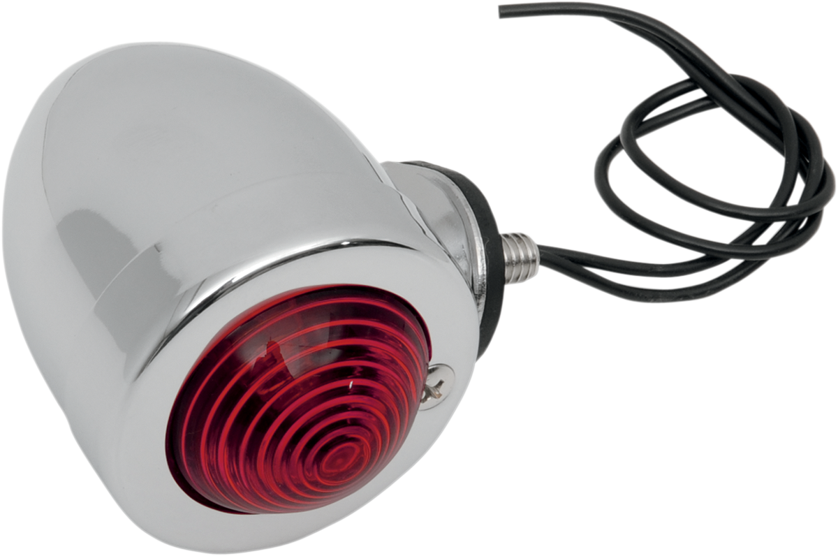 DRAG SPECIALTIES Bullet Light with Mount - Dual Filament - Red Lens 162051-BC207