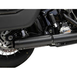 BASSANI XHAUST 4" Slip-On Muffler with 2-1/2" x 10" Baffle Core - Black - 49-State 1S38FB