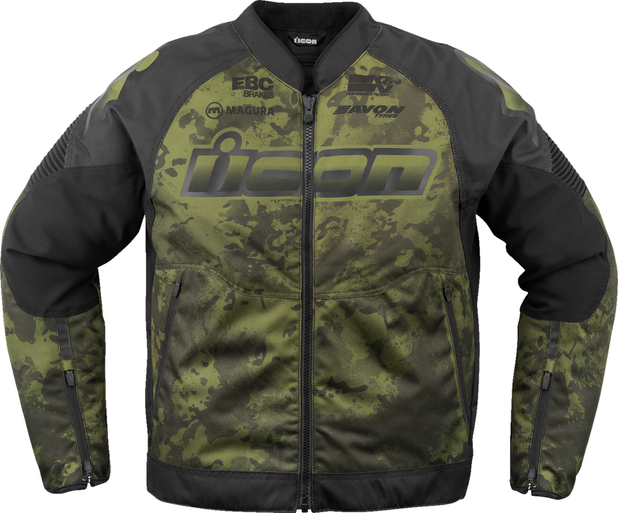 ICON Overlord3™ Magnacross Jacket - Green - Large 2820-6720