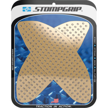 STOMPGRIP Traction Pad Tank Grips - Volcano - Clear - Tuono V4/RSV4 1100 55-10-0180C