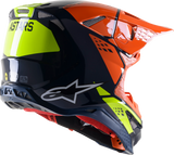 ALPINESTARS Supertech M8 Helmet - Factory - Blue/Orange/Yellow - Small 8302922-7445-SM