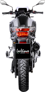 LEOVINCE Nero Slip-On Muffler - Black - Stainless Steel 14055