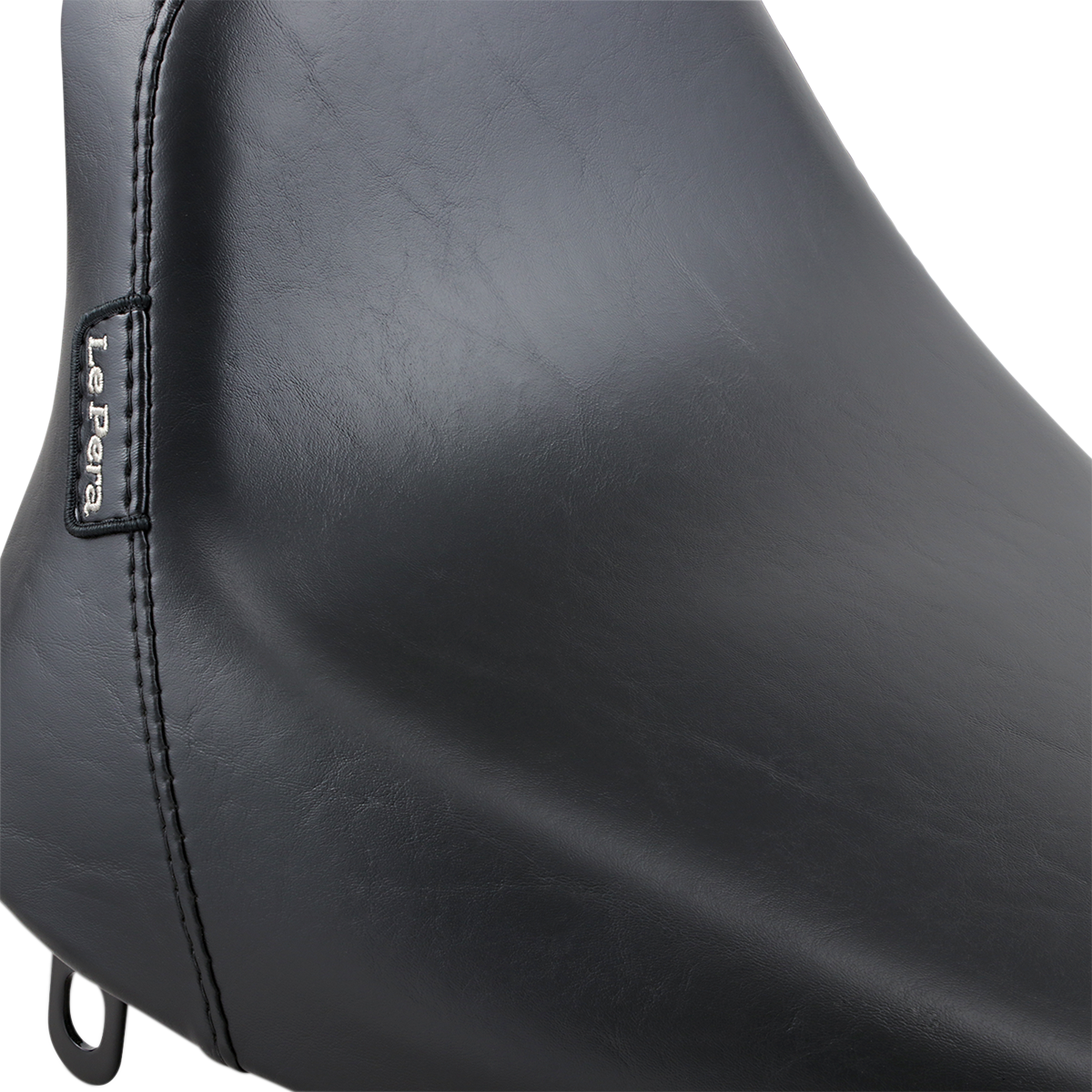 LE PERA Bare Bones Solo Seat - Smooth - Black - Softail LN-007