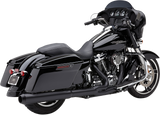 COBRA Powr-Flo 2:1 Exhaust - Black - '17-'20 FL NOT FOR TRIKE MODELS 6451RB