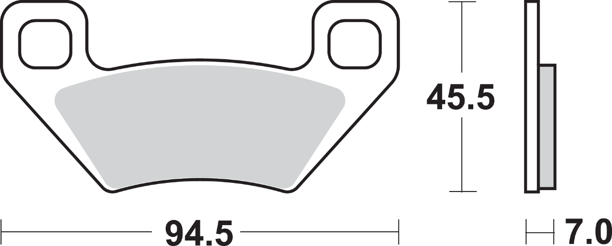 SBS Brake Pads 822ATS