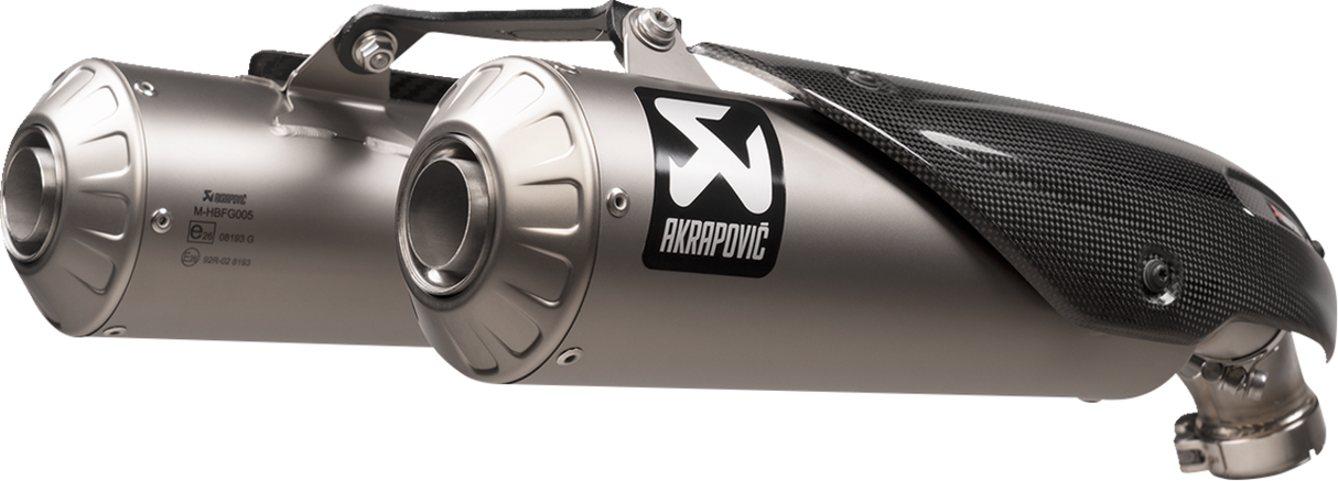 AKRAPOVIC Slip-On Muffler - Titanium Scrambler 1100 2021-2023 S-D11SO13-HBFGT 1811-4247