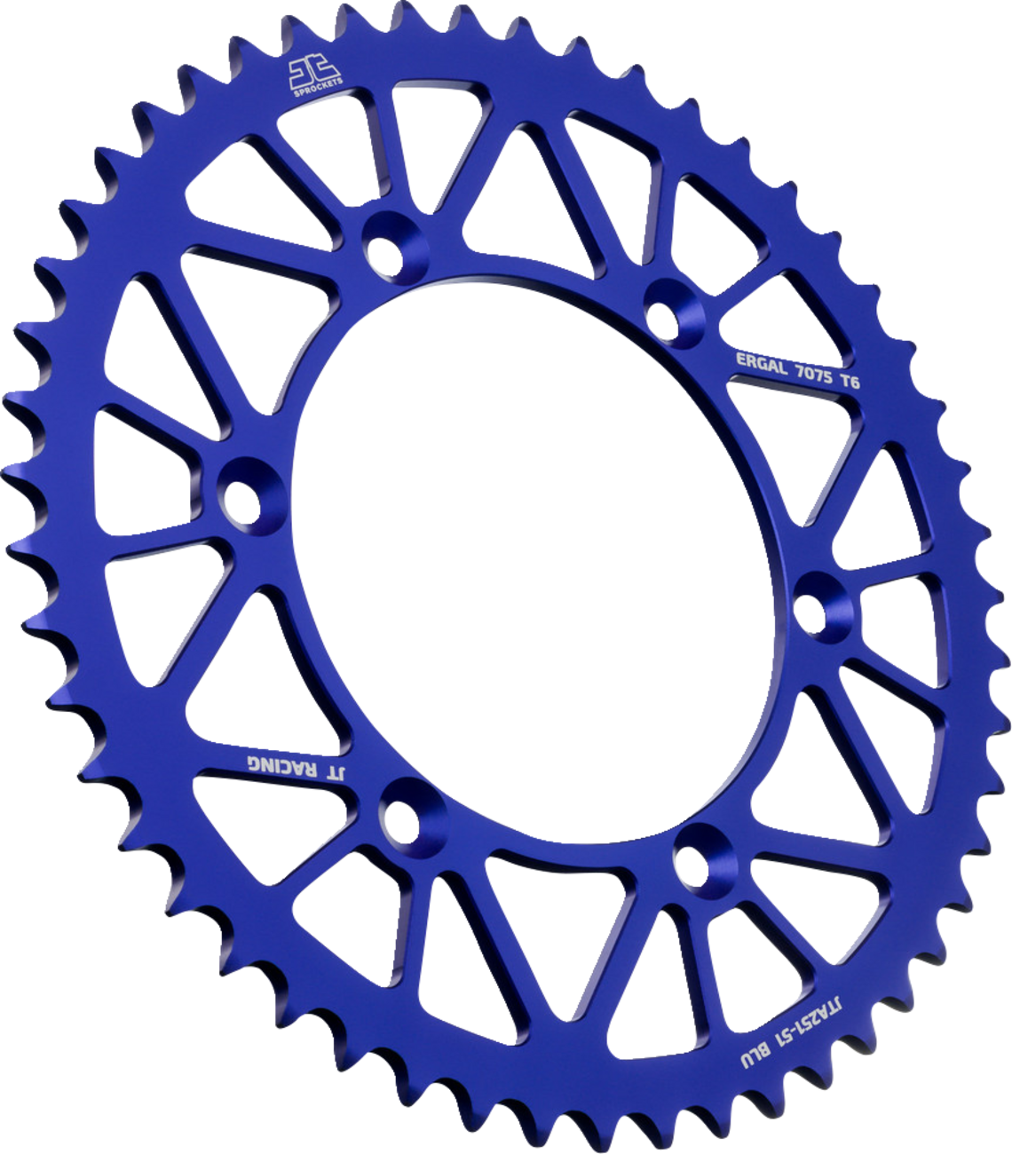 JT SPROCKETS Rear Sprocket - Blue - 51 Tooth - Yamaha JTA251.51BLU