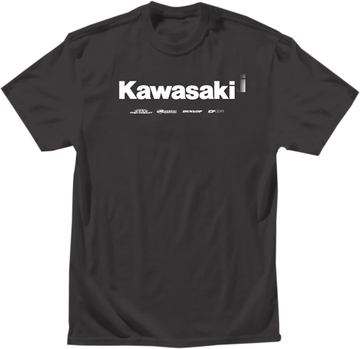 D'COR VISUALS Kawasaki Racing T-Shirt - Black - 2XL 80-119-5