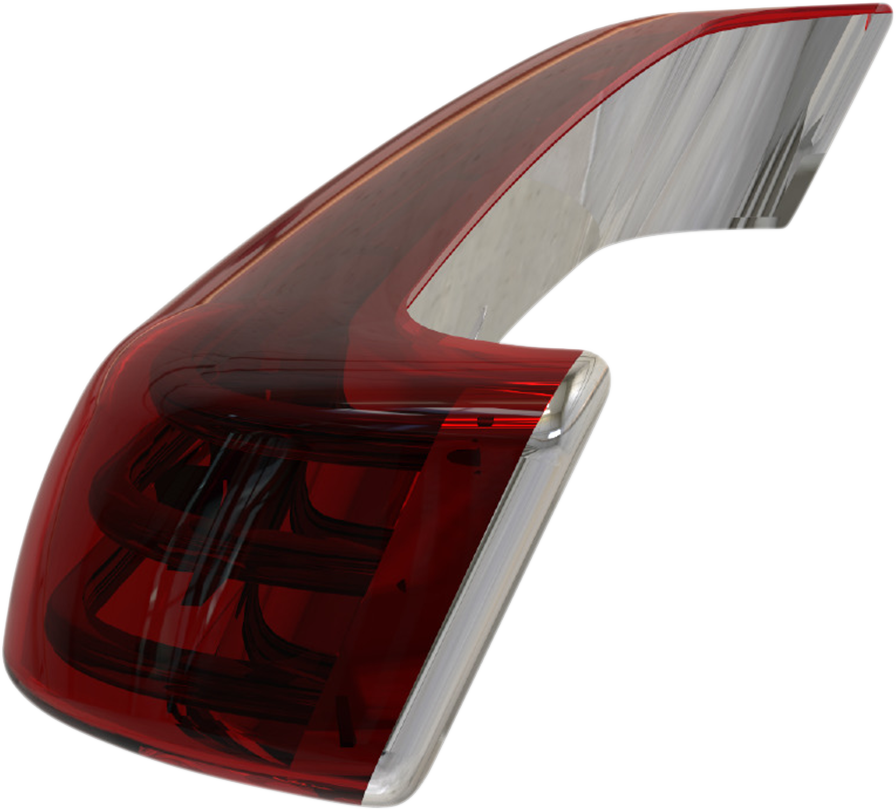 CUSTOM DYNAMICS Saddlebag Lights - BCM - Chrome/Red PB-SB-BCM-CR