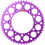RENTHAL Rear Sprocket - Aluminum - 50 Tooth - Purple - Suzuki  123U-520-50GYPE