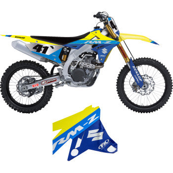 FACTORY EFFEX Candy Chrome Series Shroud/Airbox Graphics Kit - Suzuki - RMZ 250/450 27-03402