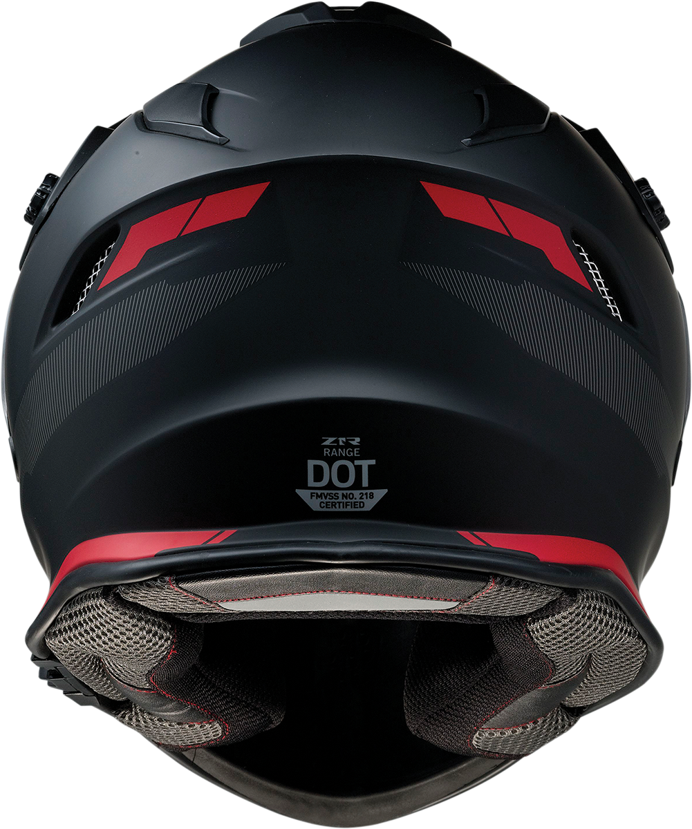 Z1R Range Helmet - Uptake - Black/Red - Small 0140-0014