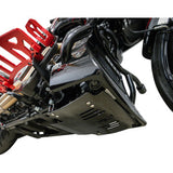 THRASHIN SUPPLY CO. Skid Plate - Carbon Fiber/Gloss - With Black Brackets - FLHX/FLTRX TSC-3034-1
