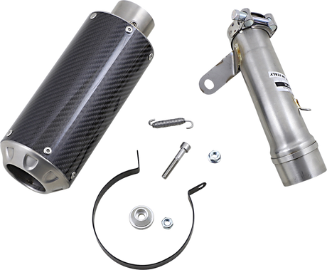 MGP Full Exhaust System with Carbon Muffler 61502-2404